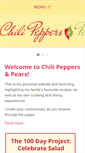 Mobile Screenshot of chilipeppersandpears.com